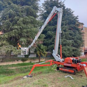 Piattaforma Aerea Cingolata Easy Lift RA31 – 30 m Compatta e ad Alte Prestazioni per Lavori in Quota